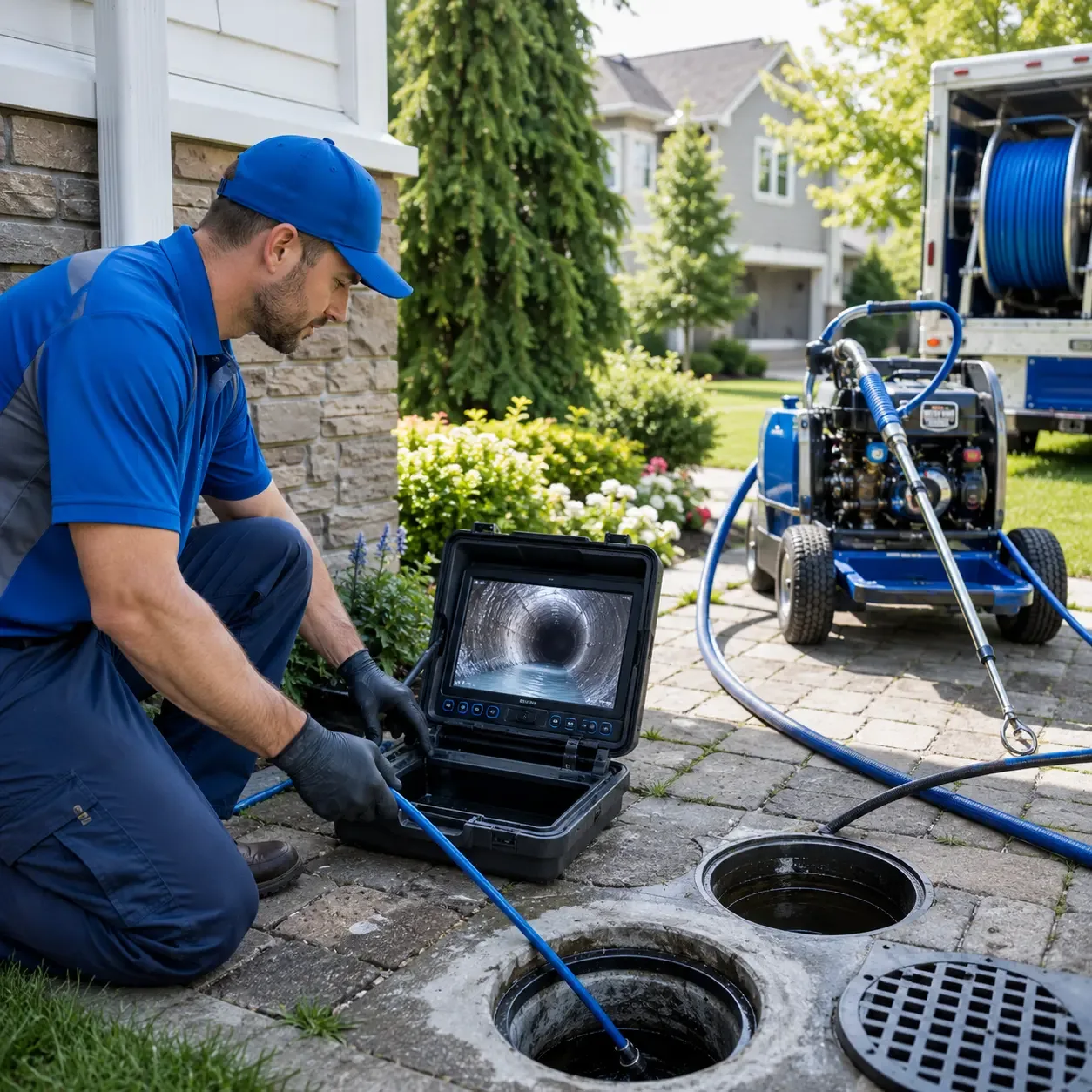 Outdoor drain cleaning professionals serving Bandon, OR